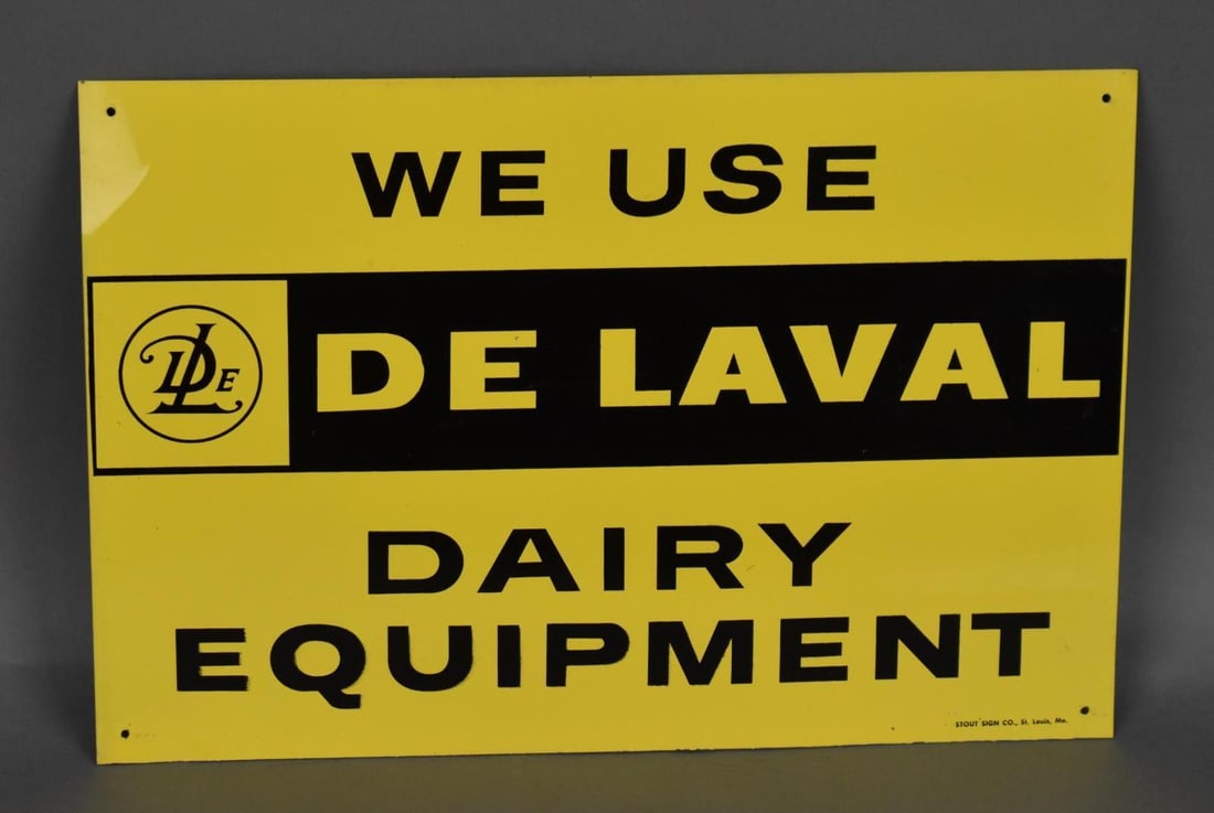 We Use De Laval Dairy Equipment Metal Sign (1 of 4)