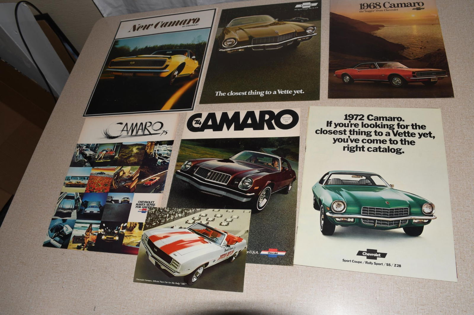 8 Chevrolet Brochures - 1 (1967) 1 (1968) 1 (1969) 1 (1971) 1 (1972) 1 (1973) 1 (1974) 1 (1975) (1 of 9)