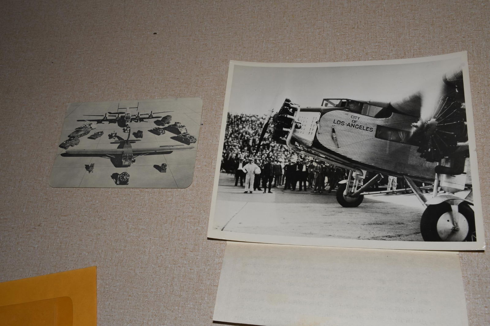 1928-1933 Ford Trimotor Press Photo w Ford Plane Post Cards (1 of 7)