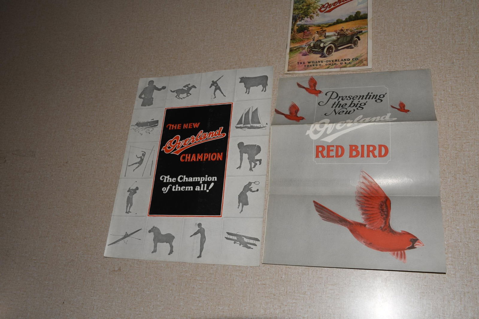 Lot of 3 Willys Overland Brochures - 1 (1915) 1 (1923) 1 (1924) (1 of 6)