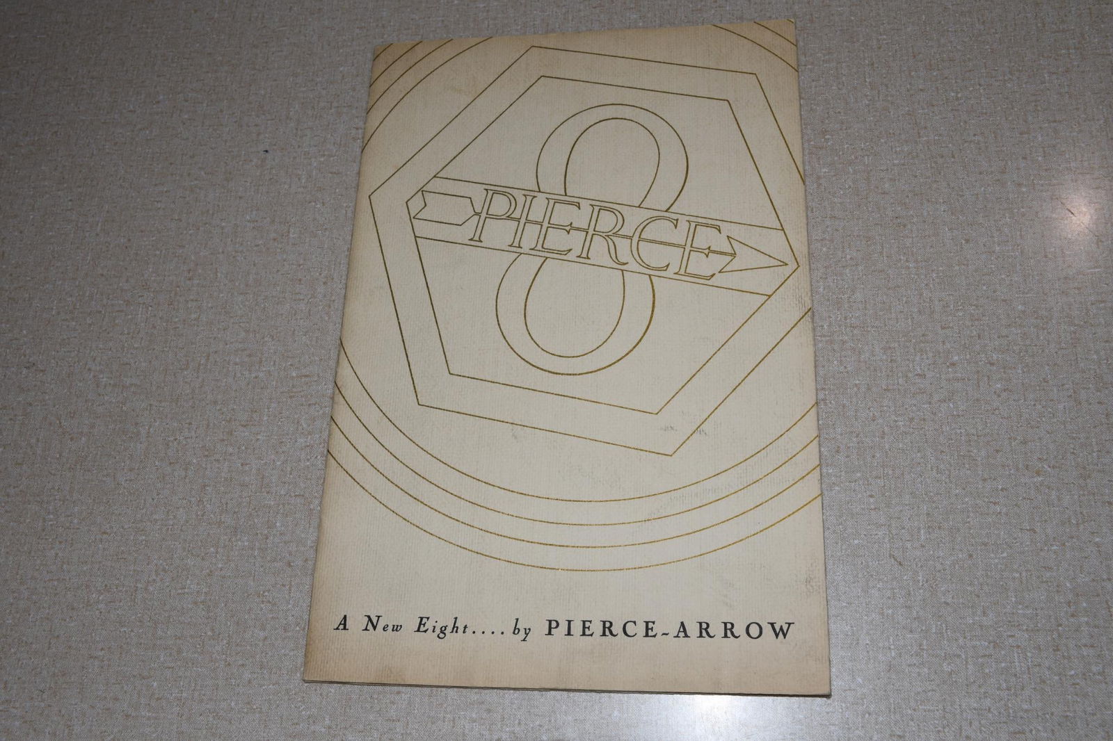 1932 Pierce Arrow New Eight Model 54 Dealer Portfolio with 5 Plates ORIGINAL (1 of 4)