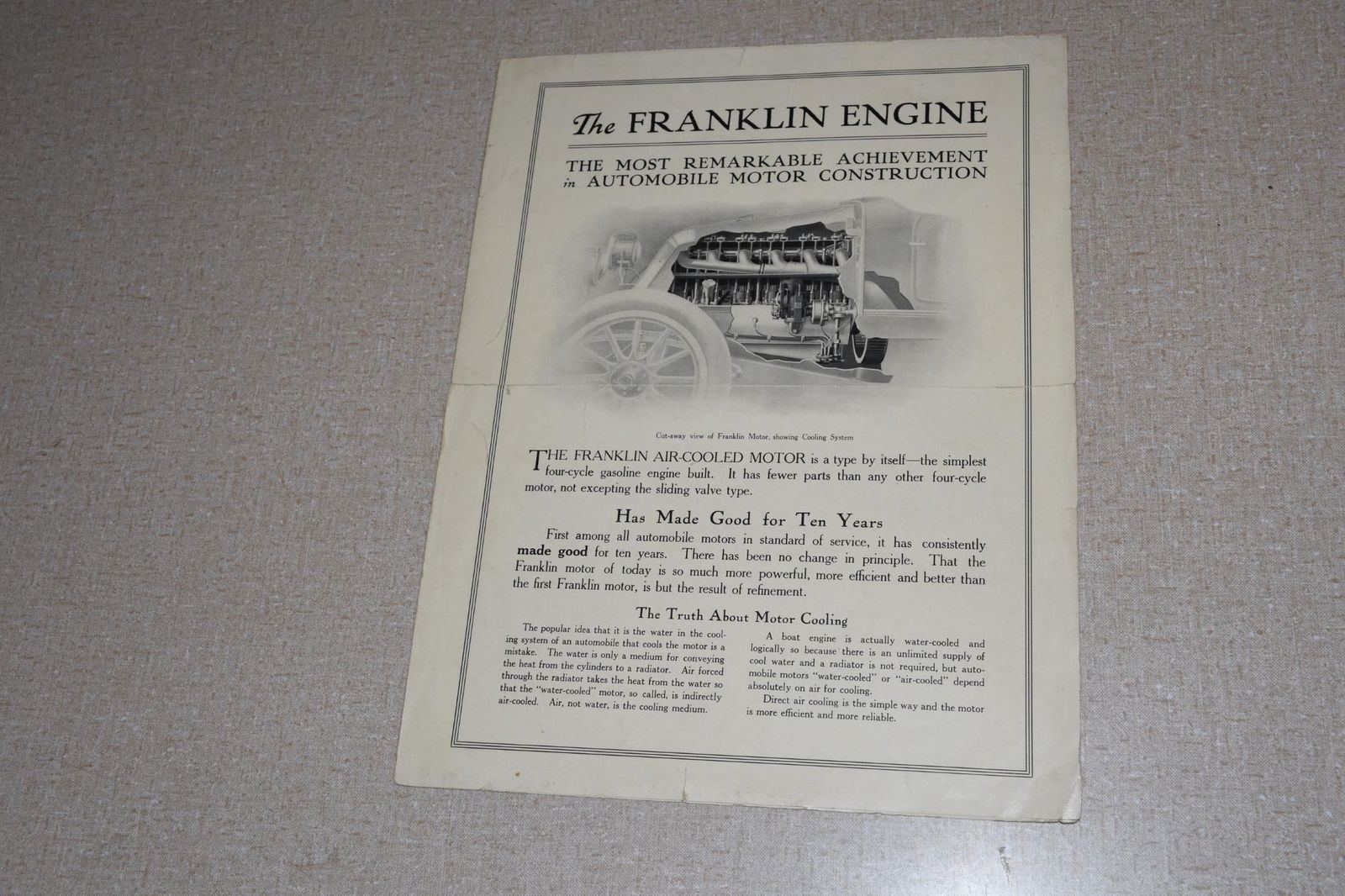 1912 Franklin Engine Sales Folder (1 of 5)