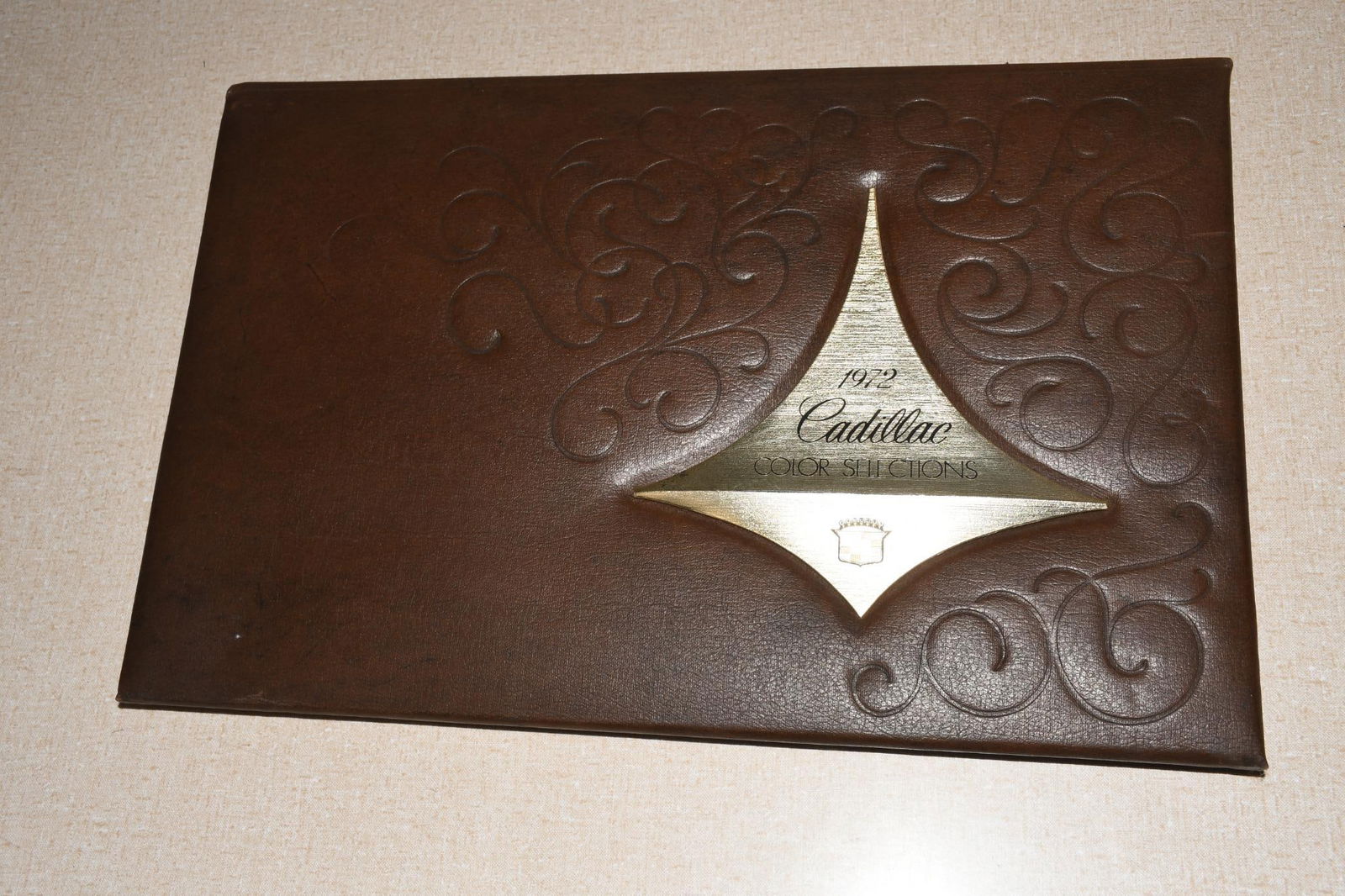 1972 Cadillac Dealer Album Color Selections Sales Reference Paint & Top Samples (1 of 2)