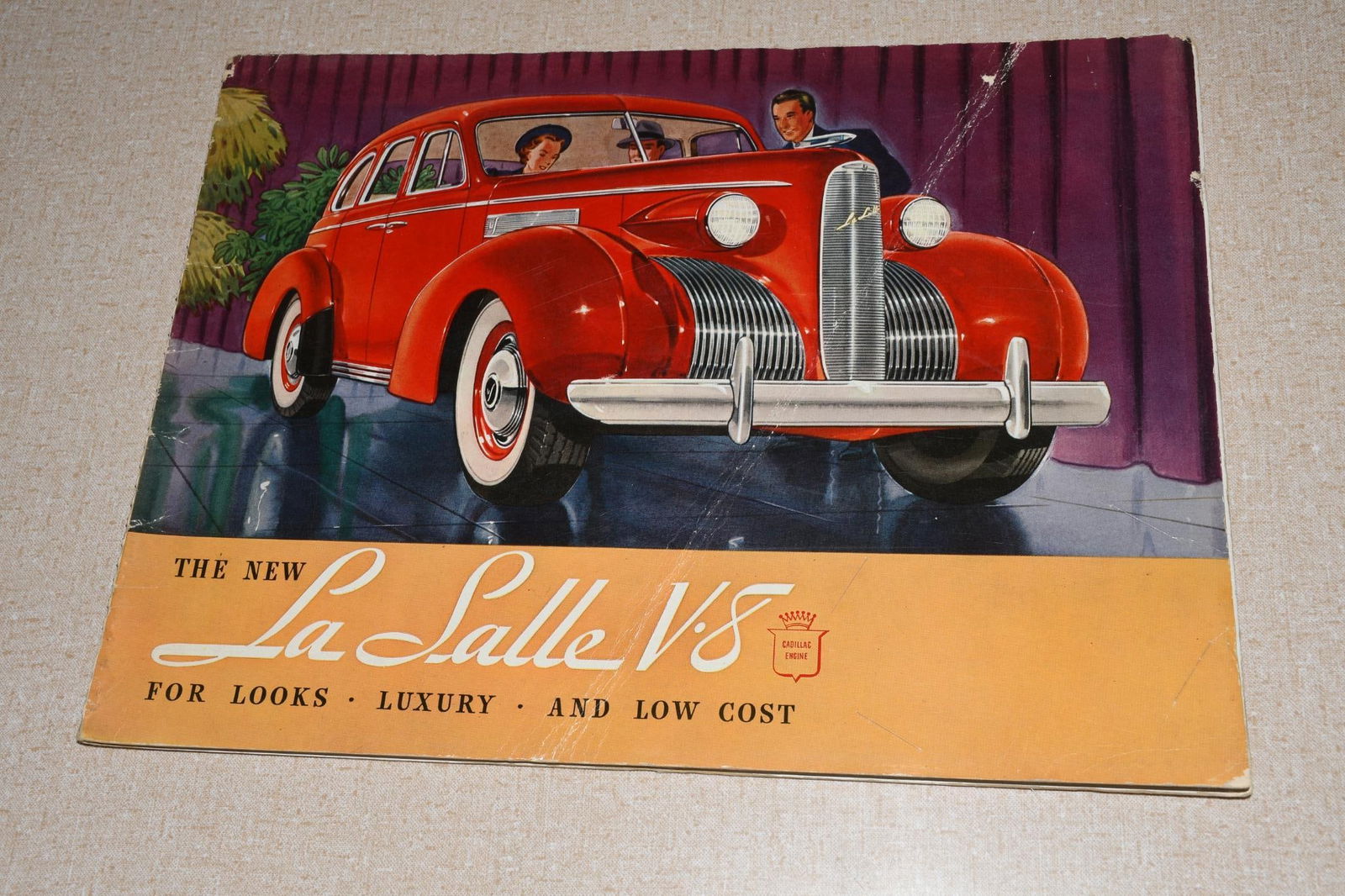 1939 Cadillac LaSalle Prestige Color Original Dealer Sales Brochure Spiral Bound (1 of 4)