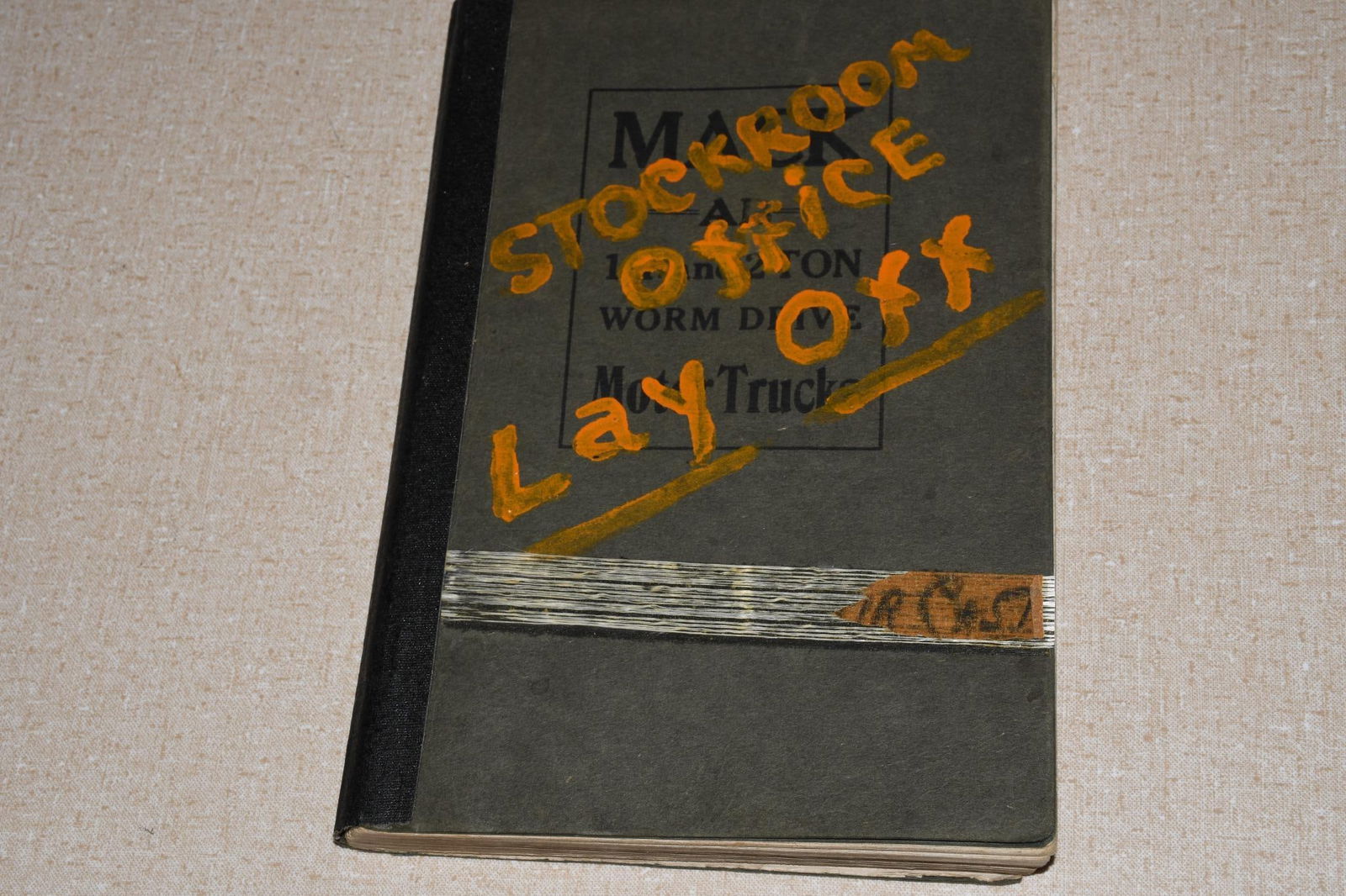 1924 Mack Truck AB Worm and Chain Drive Model Parts Book (1 of 7)