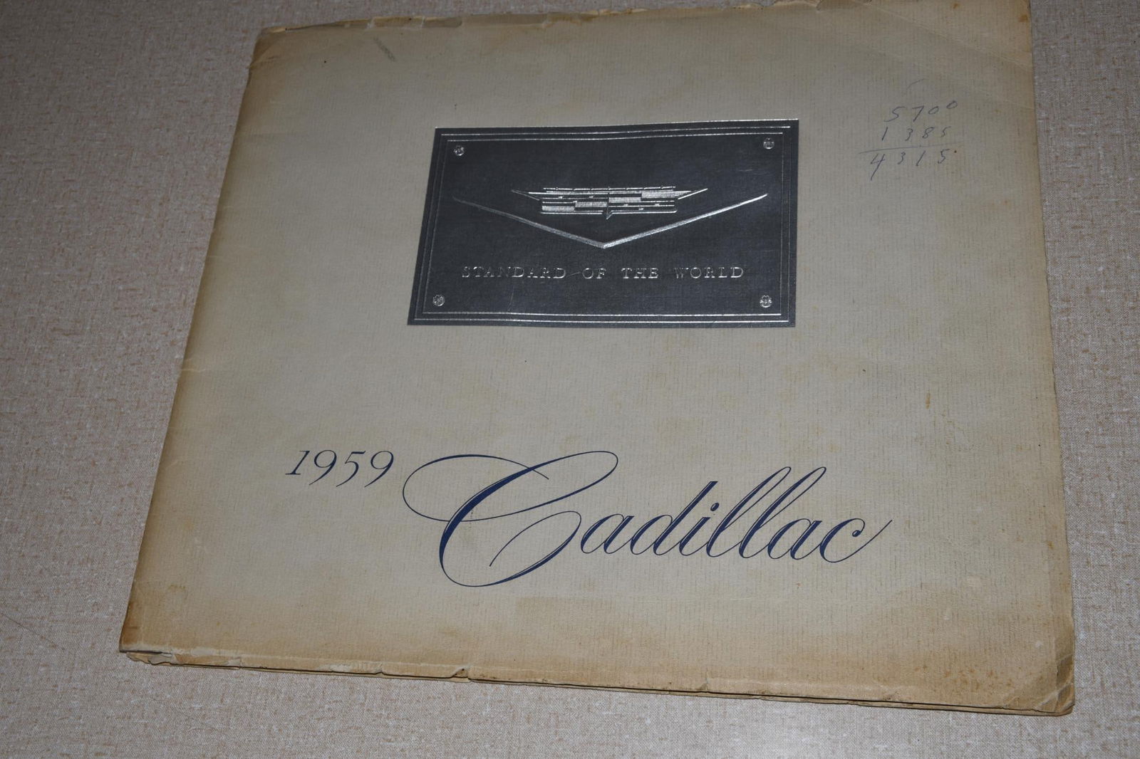 1959 Cadillac Prestige Brochure 62 Sedan DeVille Fleetwood 60 Eldorado 75 Limo (1 of 7)