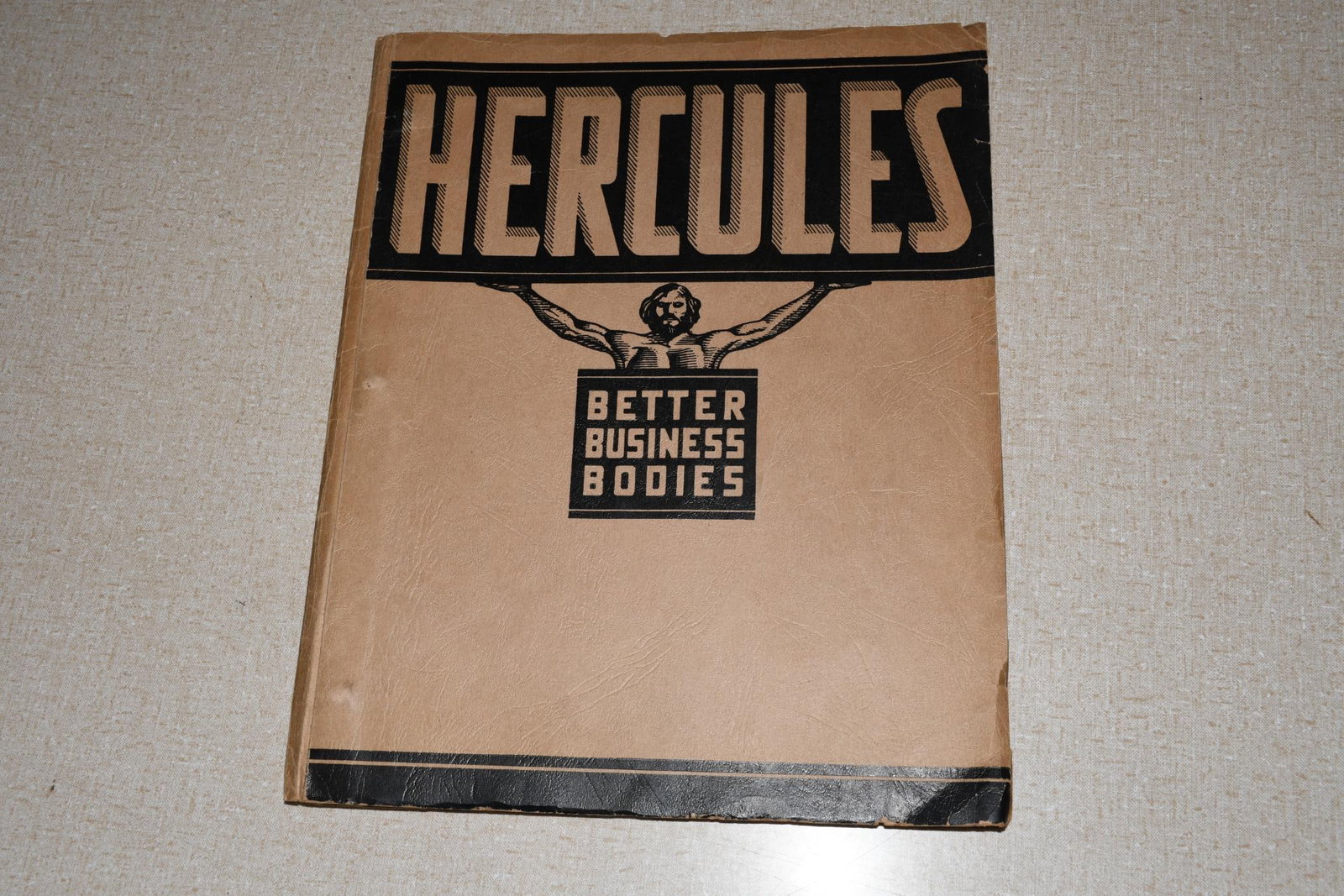 1934-35 Chevy Ford Dodge Hercules Woody Wagon & Custom Truck Bodies & Beds: 11"x9.5", the booklet cover has light wear and soiling, inside pages are in very good condition.