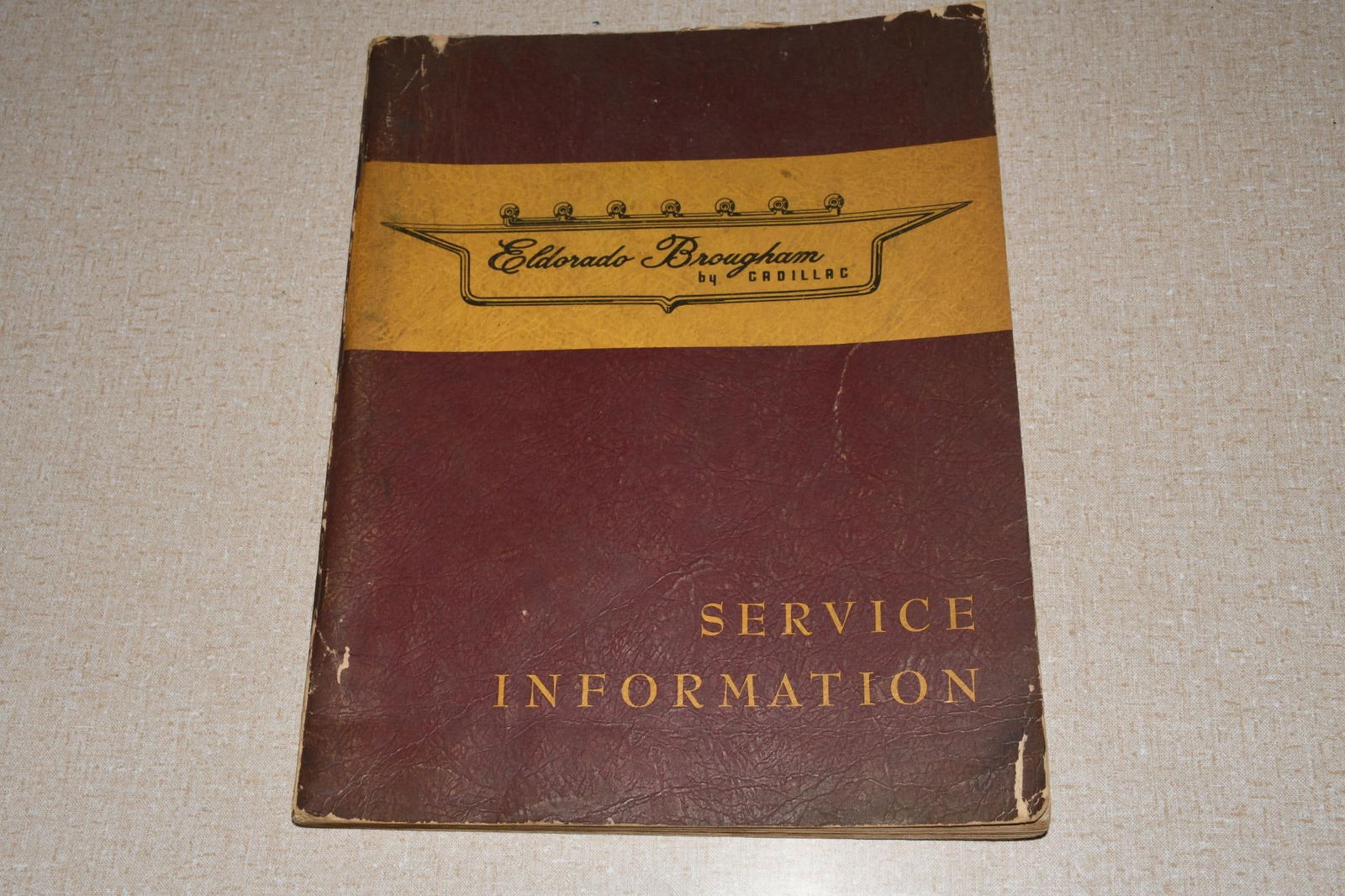 1957 Eldorado Brougham by Cadillac Service Information Shop Manual: 11"x9", the book has light soiling and wear.