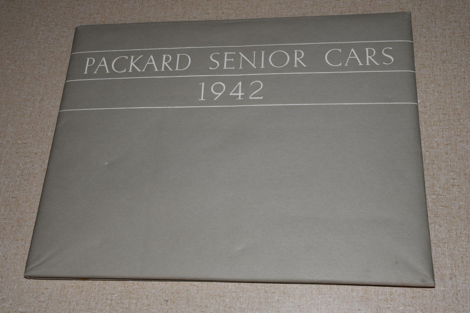 1942 Packard Senior Cars Prestige Brochure Portfolio Super-8 160 Custom 180 (1 of 4)