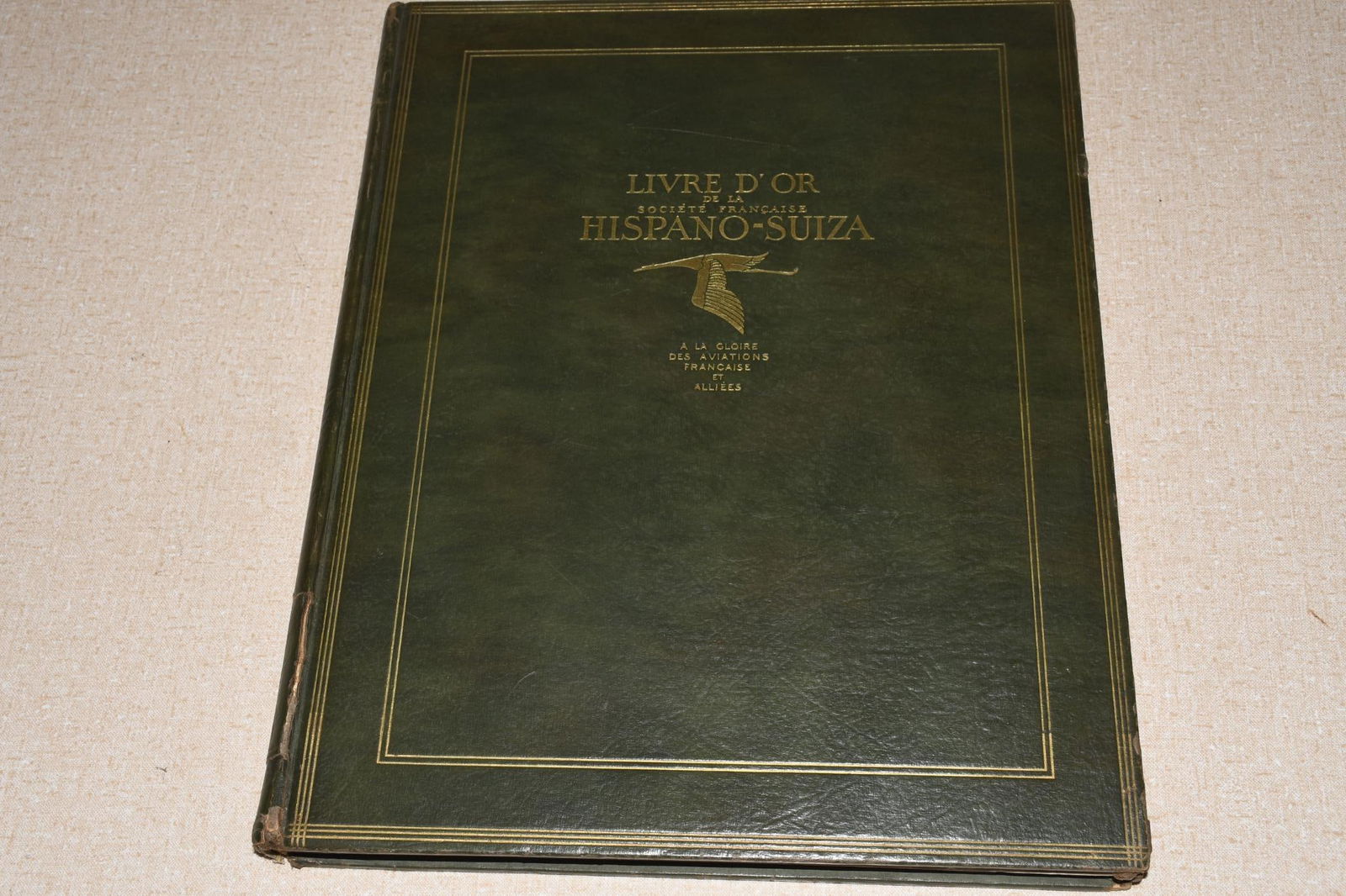 1924 Hispano-Suiza Vintage French Aviation Auto Racing Boat Plane War Book (1 of 13)