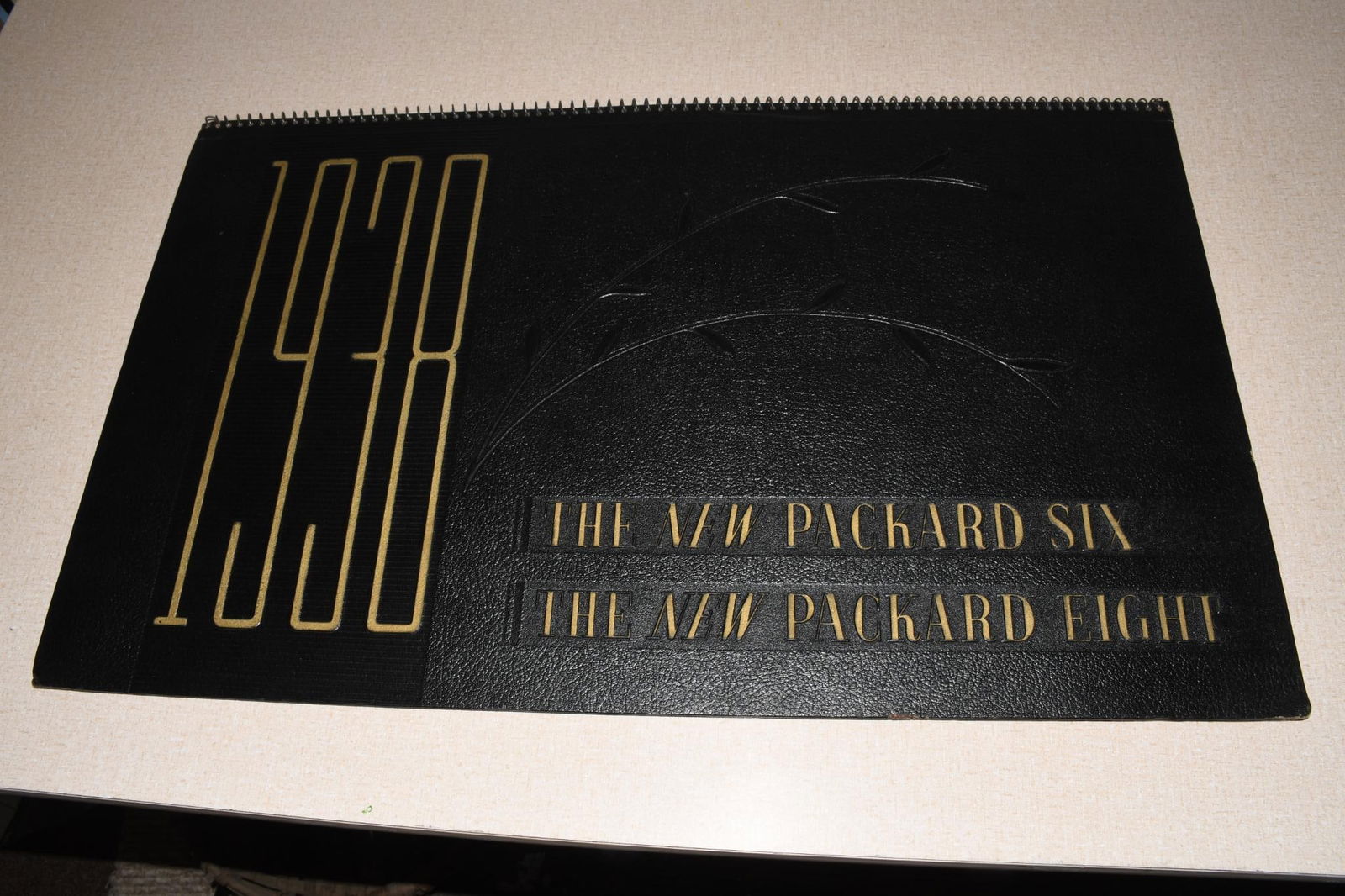 1938 Packard Large Dealer Album Portfolio New Six Eight 6 8 Sales Brochure (1 of 11)