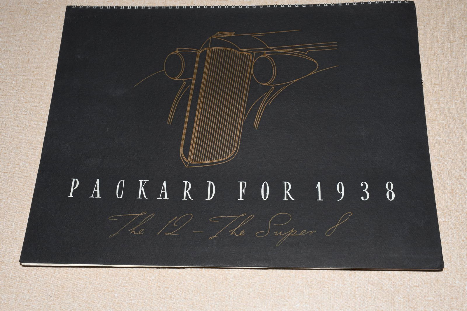 1938 Packard 12 Super 8 Color Dealer Prestige Brochure ORIGINAL Sedan Limo Coupe (1 of 13)