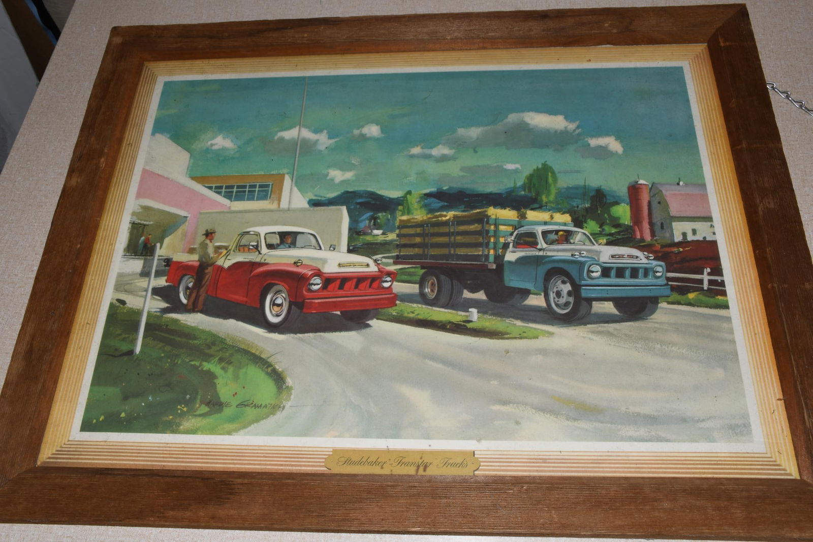 1950'S Studebaker Truck Dealer Showrooom Picture (1 of 4)