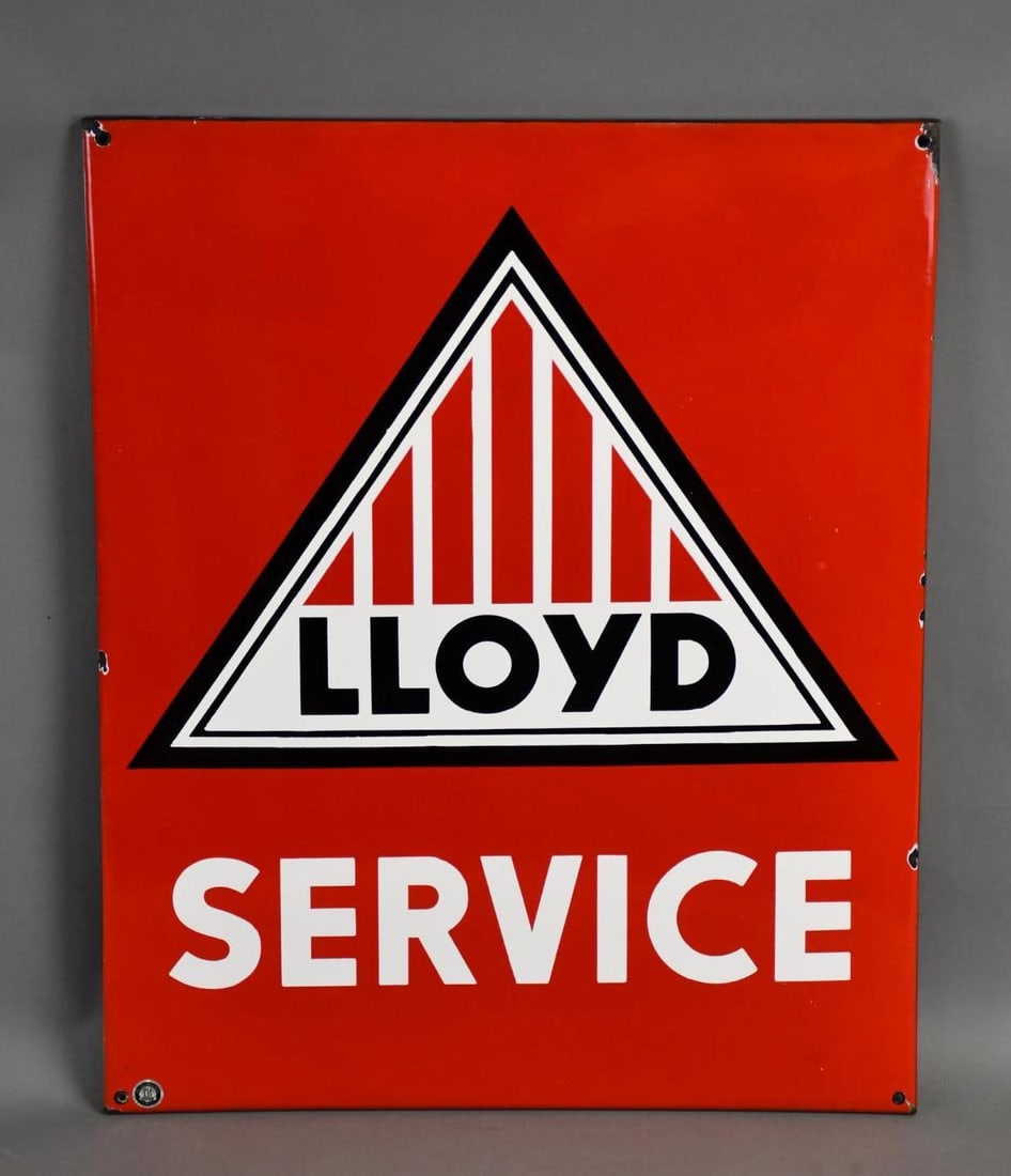 Lloyd (Cars) Service Porcelain Sign (TAC) (1 of 6)