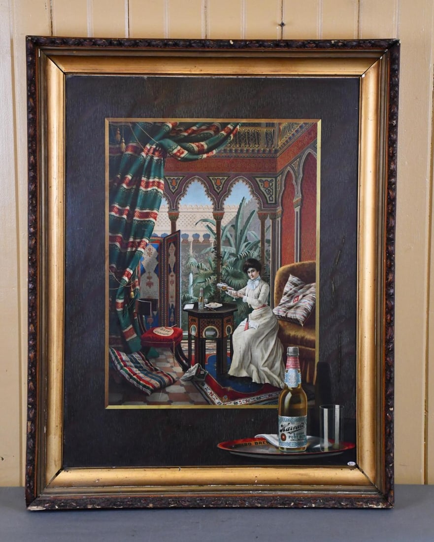 Harvard Pure Beer Metal Sign Pre-Prohibition (TAC) (1 of 7)