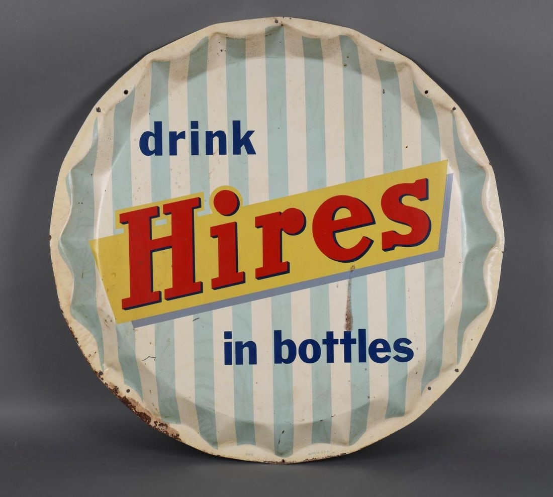 Drink Hires "in bottles" Metal Bottle Cap Sign (TAC) (1 of 5)