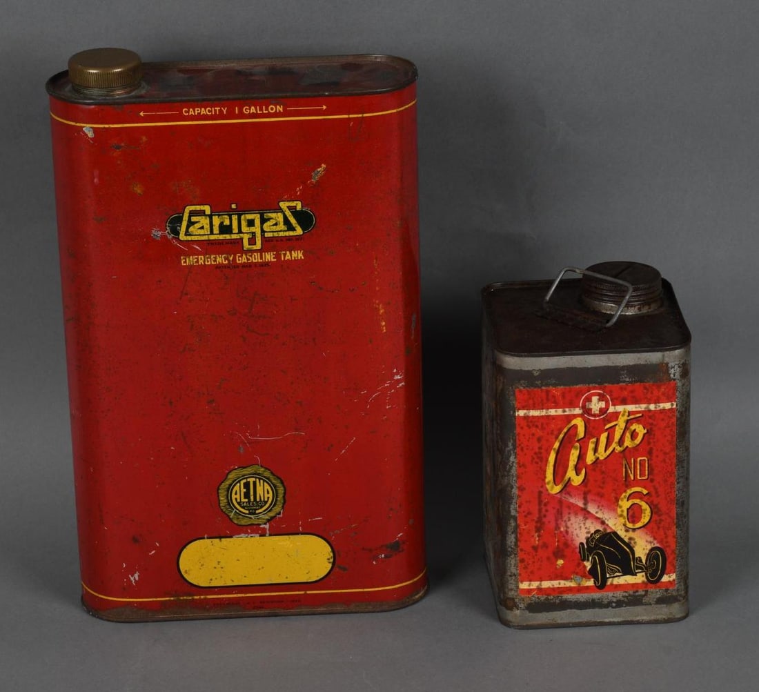 Auto No. 6 Oil Can & Carigas One Gallon Emergency Can (1 of 3)