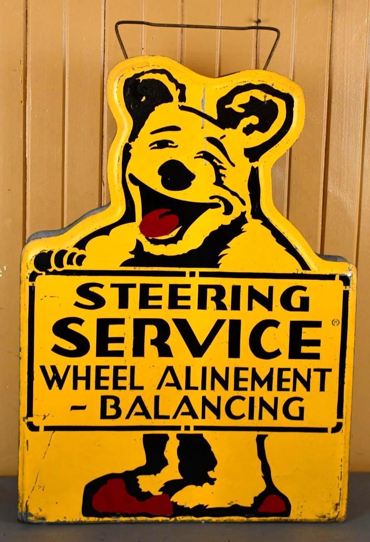 Bear Steering Service Logo Metal Signs (TAC) (1 of 8)