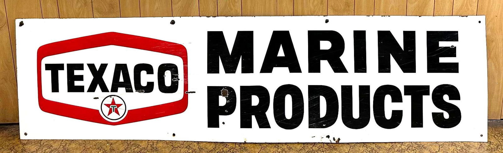 Texaco Marine Products Porcelain Sign (TAC) (1 of 5)