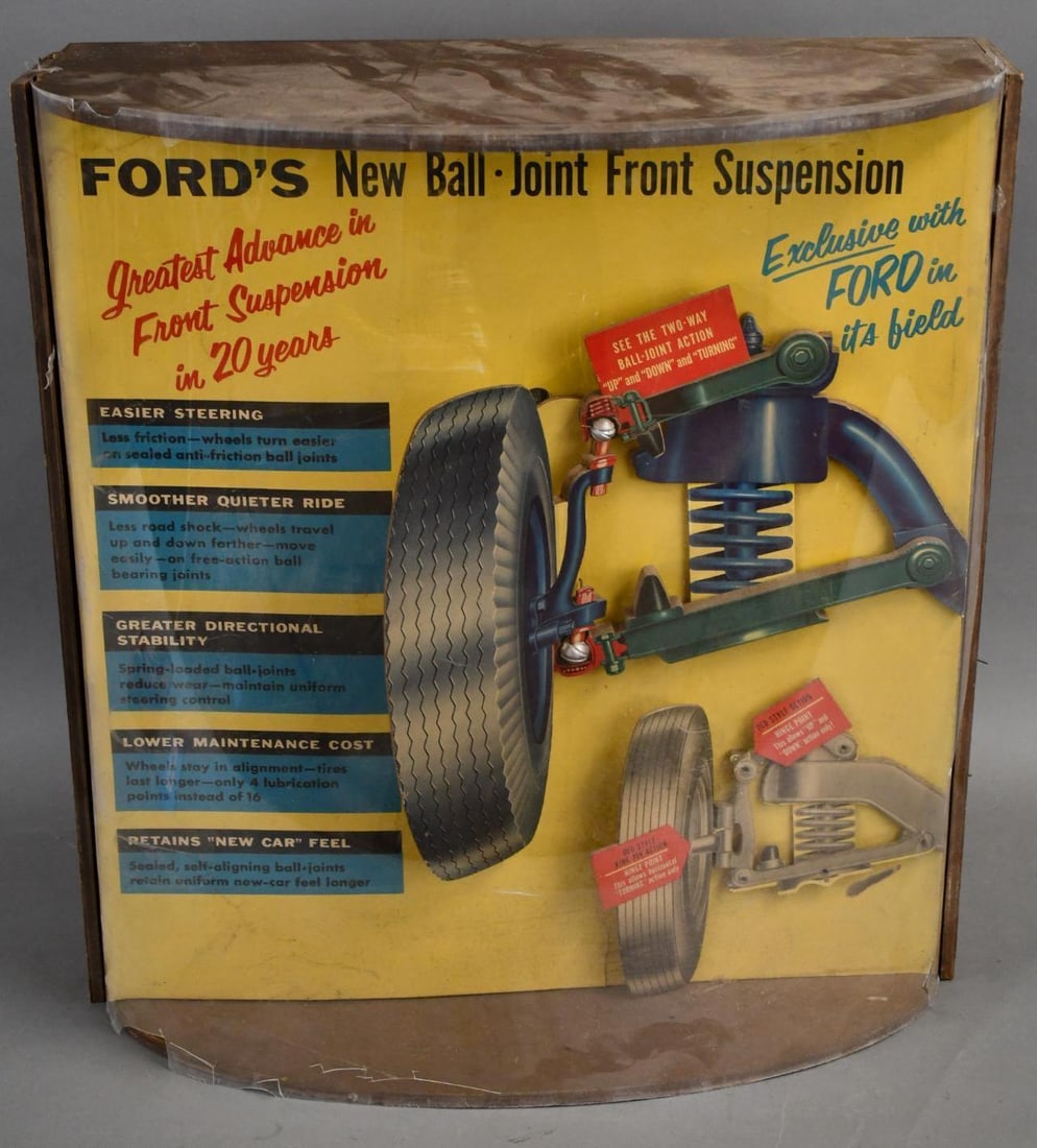 1960's Ford's "New Ball Joint Front Suspension" Motion Display (1 of 5)
