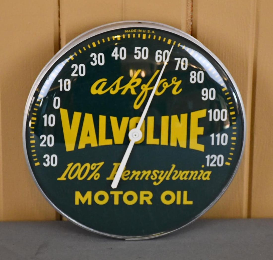 Ask for Valvoline Motor Oil Round Thermometer (1 of 3)