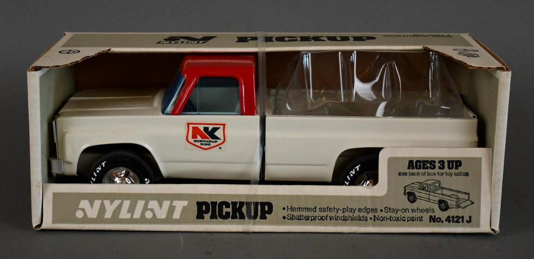 Northrup King Seed Corn Truck NIB by Nylint: Box and toy are in excellent condition, nice color on both, clean