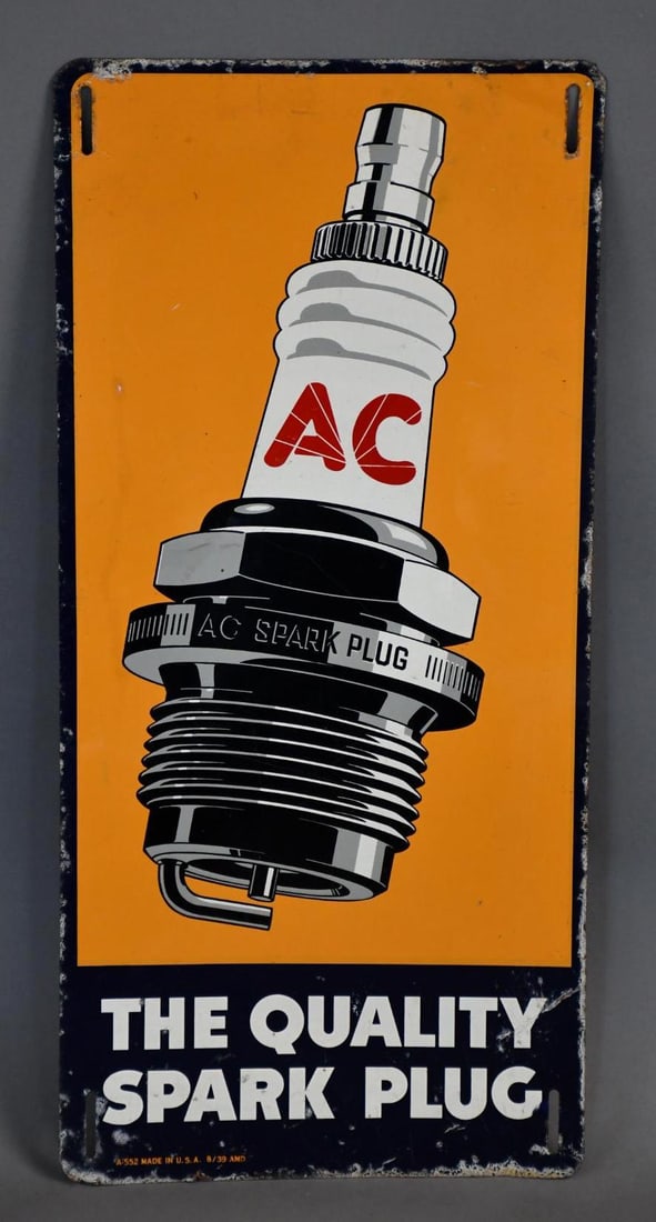 AC "The Quality Spark Plug" Metal Sign (TAC) (1 of 4)