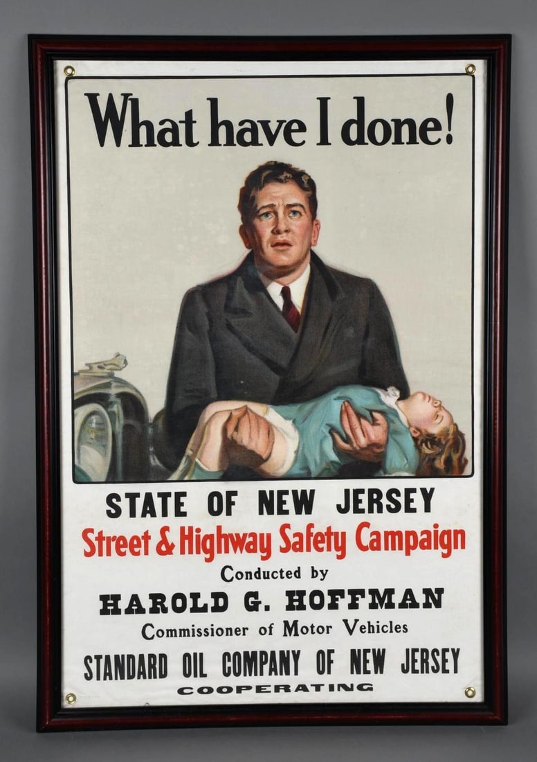 Standard Oil of New Jersey "What Have I Done!" Canvas Poster (1 of 5)