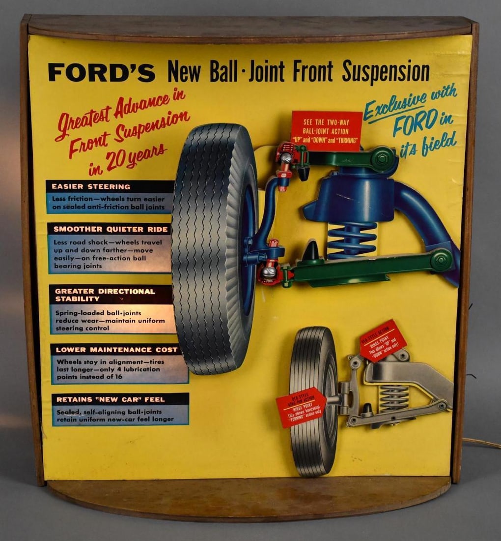 Ford's New Ball Joint Front Suspension Motion Display (1 of 6)