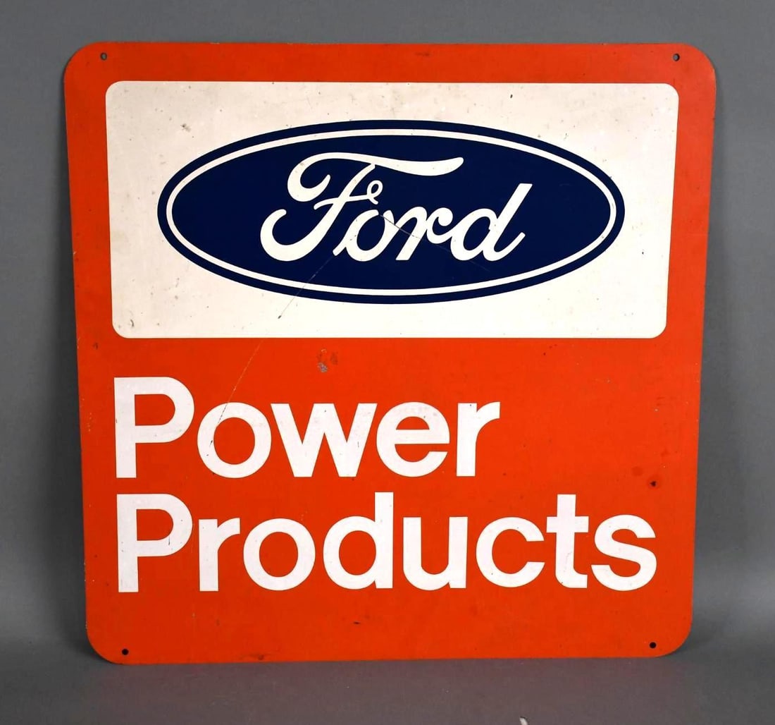 Ford Power Product w/Logo Metal Sign (TAC) (1 of 4)