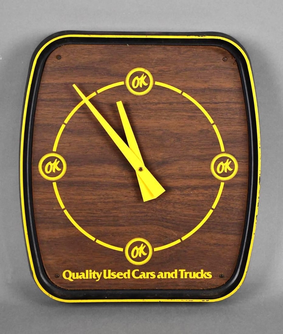 (Chevrolet) OK Used Cars Clock (1 of 4)
