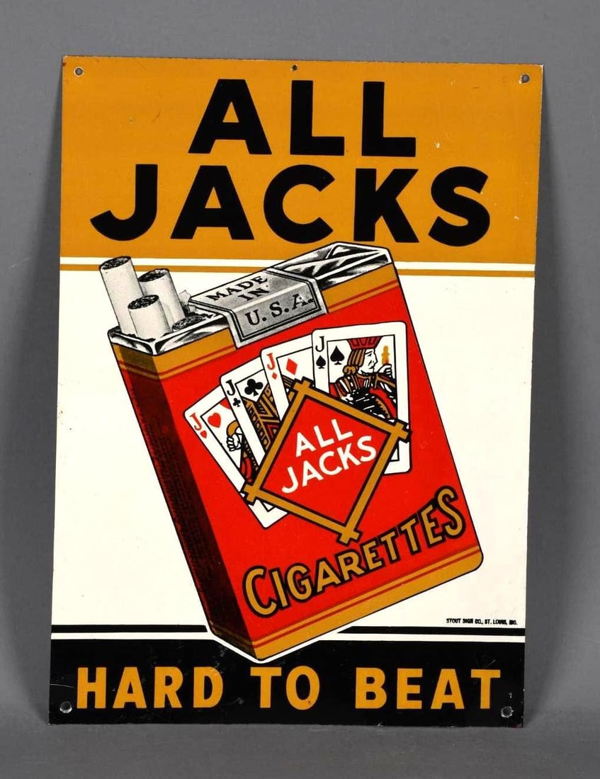 All Jacks Cigarettes Metal Sign (TAC) (1 of 4)