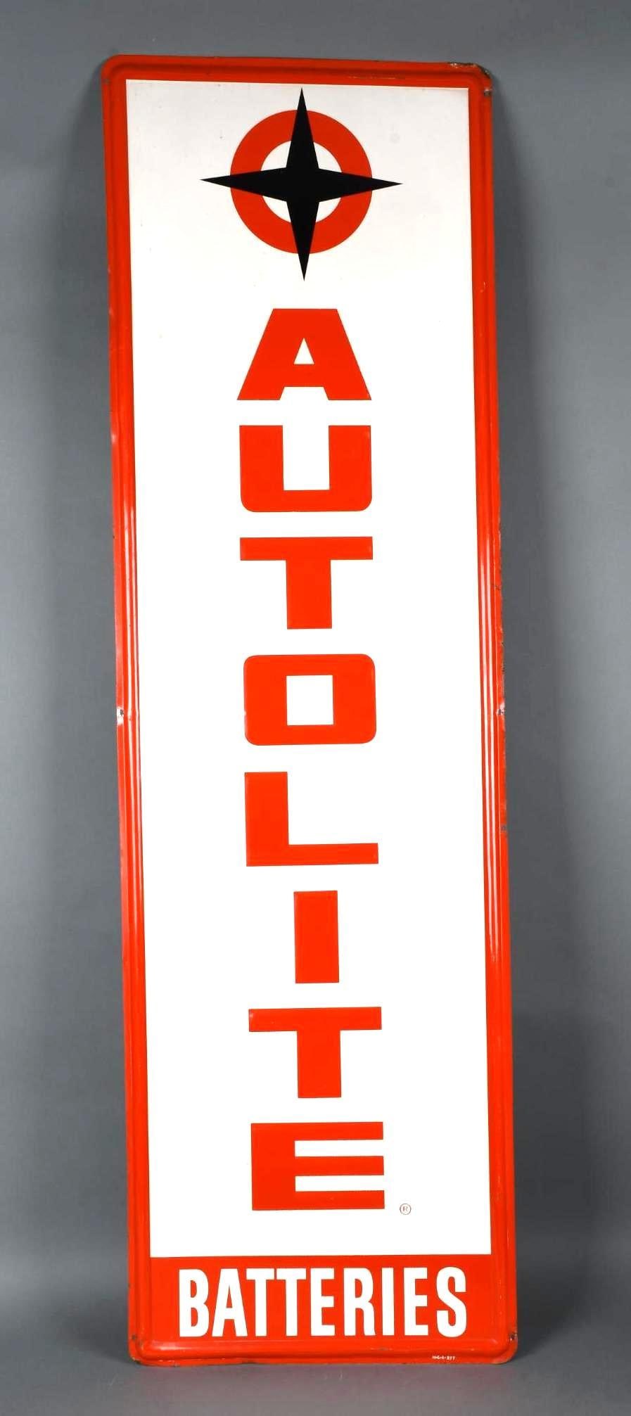 Autolite Batteries w/Logo Metal Sign (TAC) (1 of 5)