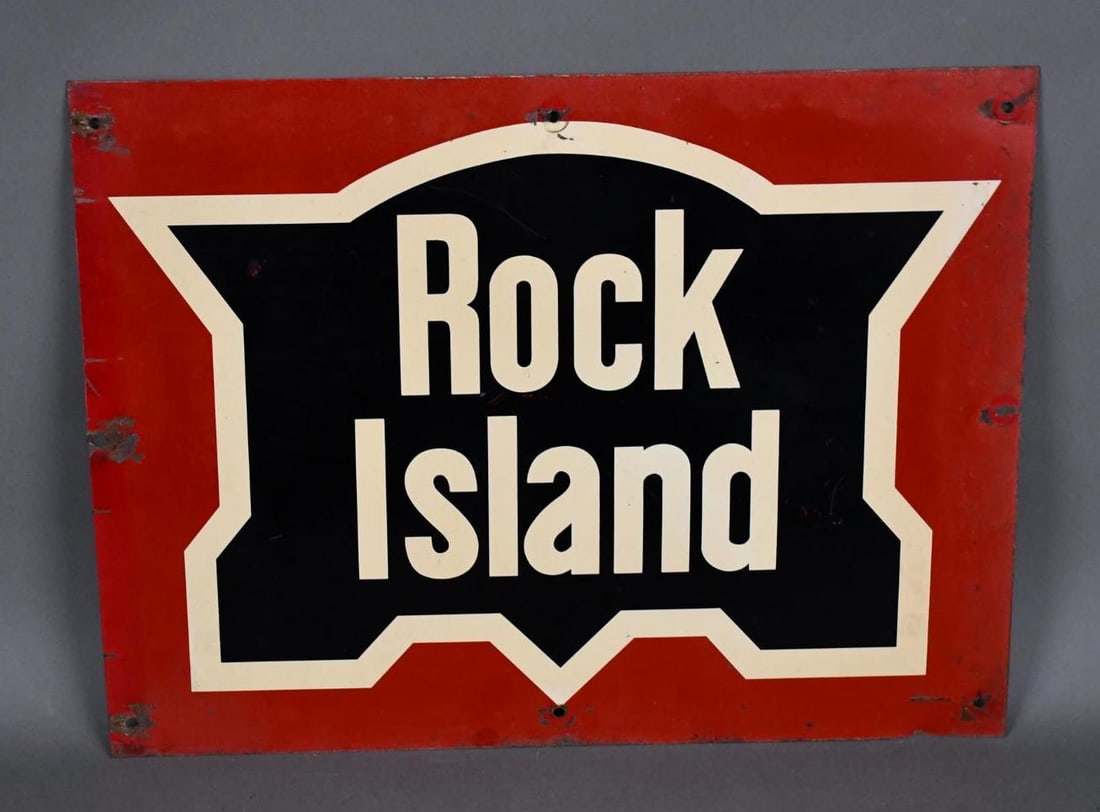 Rock Island Railroad Metal Sign (TAC) (1 of 4)