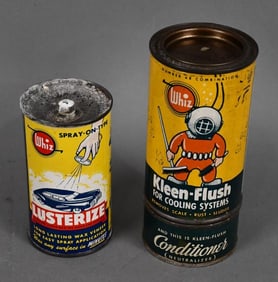 Whiz Kleen-Flush & Lusterize Cans