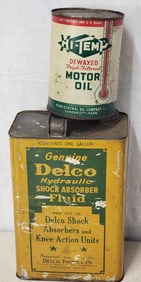 Hi-Temp Motor Oil Quart & GM One Gallon Can