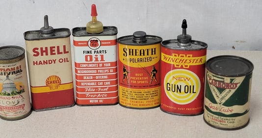 6-Handy Oilers, Spice and Additive Small Cans