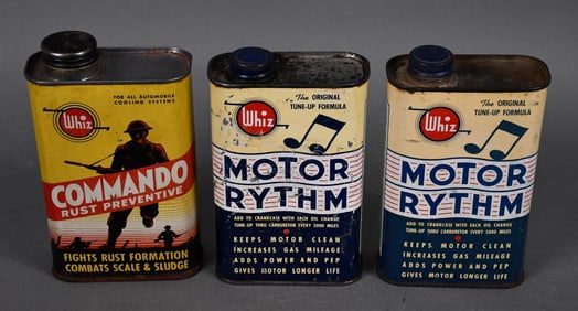 Whiz Commando & 2-Motor Rythm Metal Cans