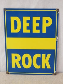 Deep Rock Porcelain Pump Sign (TAC)