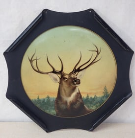Metal Sign w/Stag