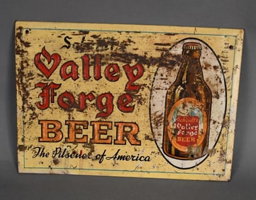 Valley Forge Beer Metal Sign