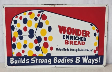 Wonder Enriched Bread Metal Sign (TAC)