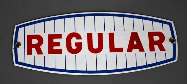 (Champlin) Regular Porcelain Pump Sign (TAC)