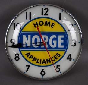 Norge Home Appliances Lighted Pam Clock