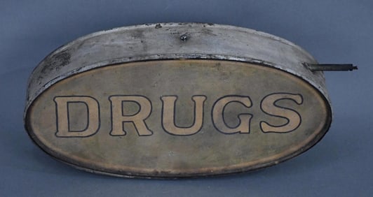 Drugs/Cafe Lighted Fabric Sign