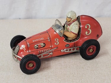 Special Midget Racer Japanese Tin Litho Friction Car