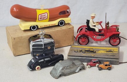 Box Lot of Auto Toys and Memorabilia