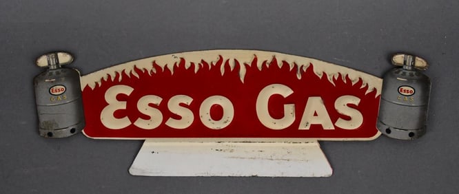 ESSO Gas w/Graphics Small Topper Sign (TAC)