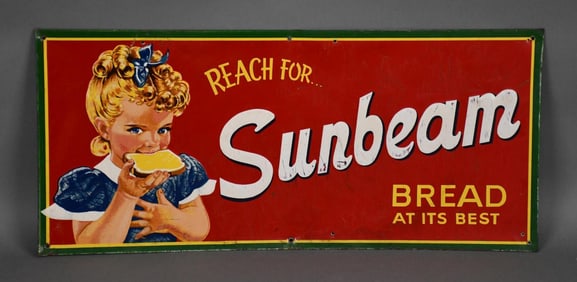 Reach Sunbeam Bread w/Logo Metal Sign (TAC)