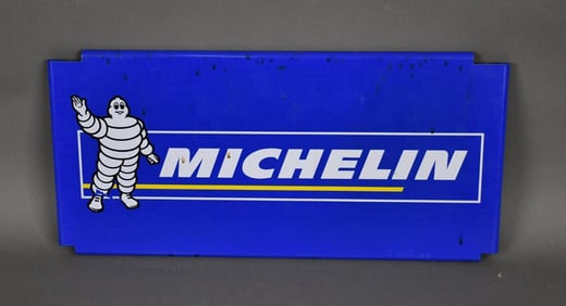 Michelin w/ Bibendum Metal Tire Stand Side